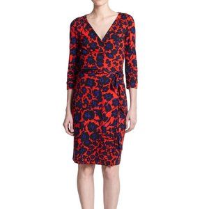 Diane von Furstenburg Julian Two Floral Wrap Dress